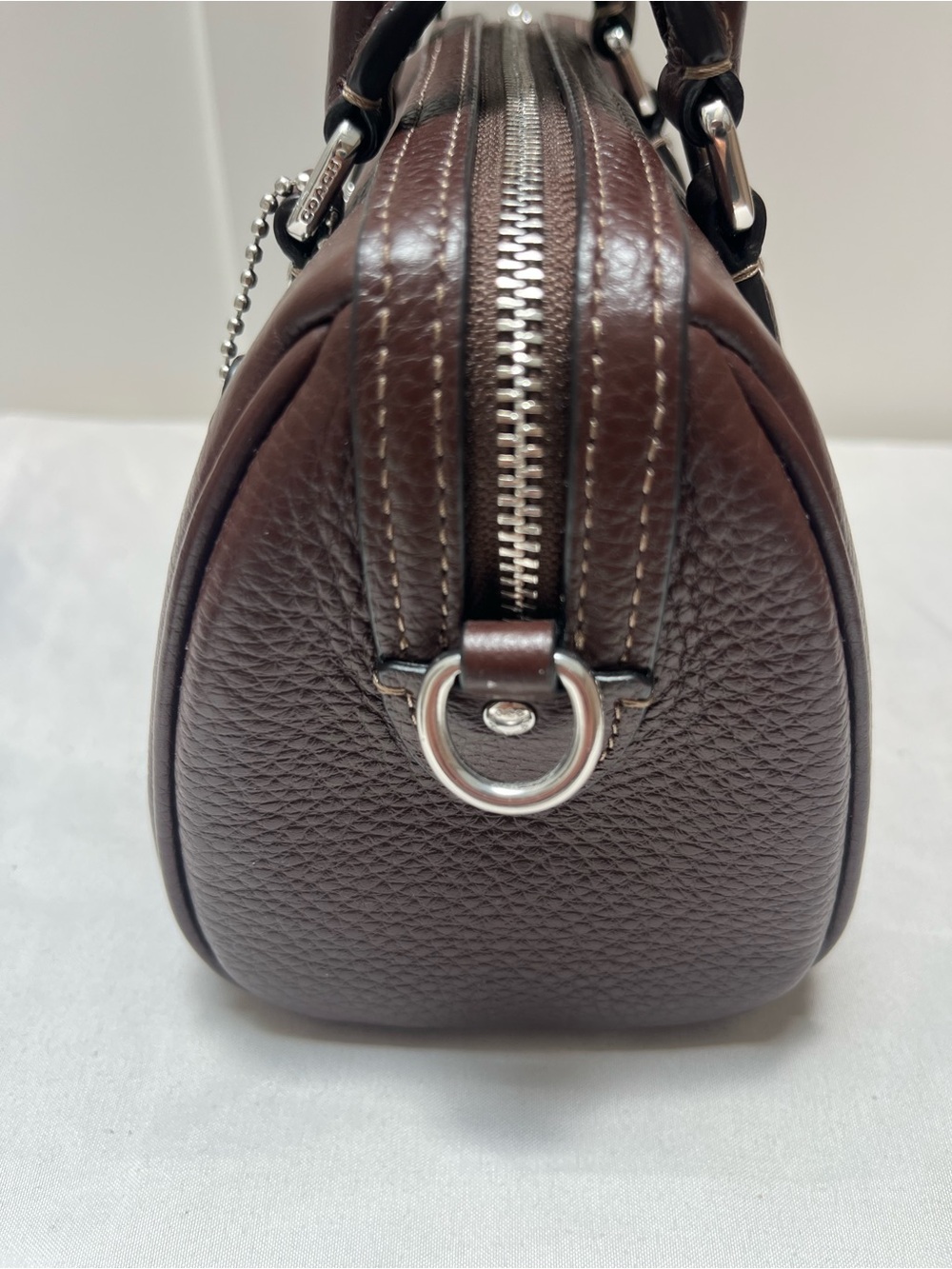 Coach Mini Rowan Maple Color with Silver Hardware - Picture 4 of 9